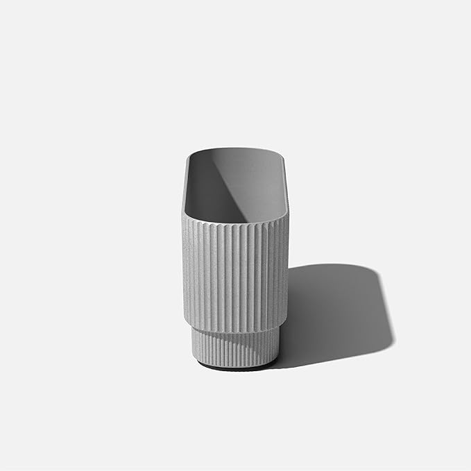 Veradek Demi Series Long Planter for Porch, Patio, Backyard | Durable Plastic-Concrete Material | Modern Décor for Shrubs, Flowers VeradekOutdoor