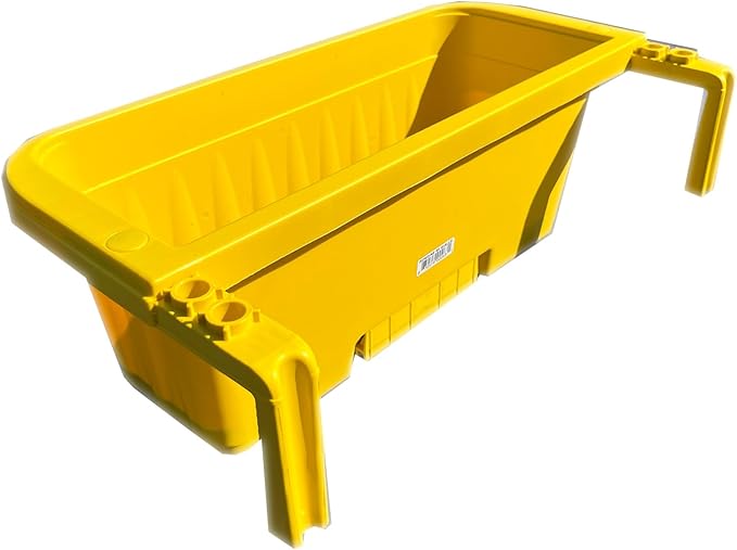 Apollo Exports International 20" Adjustable Railing Planter, Yellow Apollo+Exports+International