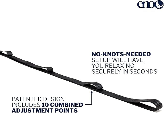 ENO TravelNest Hammock & Straps Combo - Portable Hiking and Camping Hammock with Straps Included - Travel Hammock for Camping, Hiking, Backpacking, a Festival, or The Beach + Straps Combo - Plum EaglesNestOutfitters