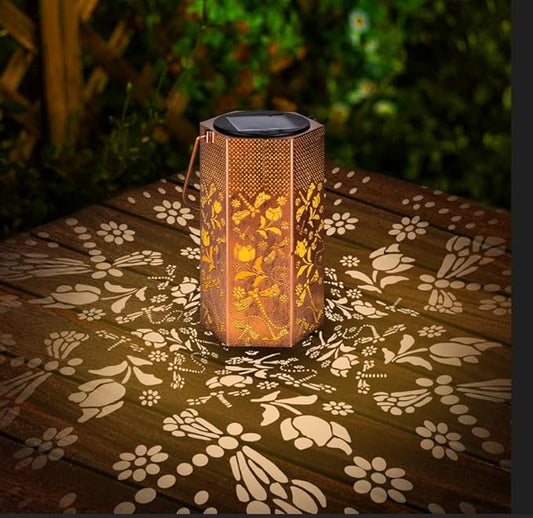 Dragonfly Solar Lanterns Outdoor Waterproof - Mothers Day Gifts for Mom Grandma, Birthday Gifts for Women, Solar Lights Outdoor Garden Decor for Outside Eandisom