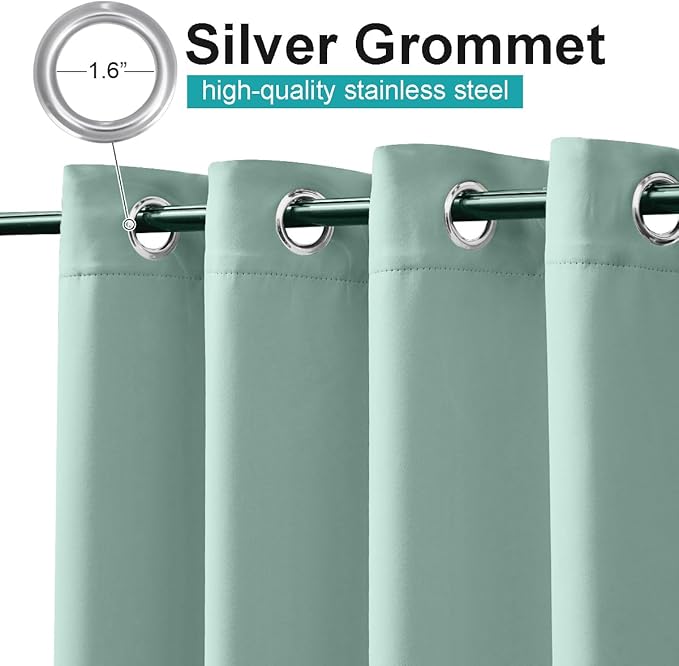 NICETOWN Outdoor Curtainch for Patio Waterproof 84 inch Wide, Thermal Insulated Rustproof Grommet UV Blocking Cabana Curtainch & Drape, Privacy Safe Shade for Pergola, Pure White, 1 PC, 95-Inch Long NICETOWN