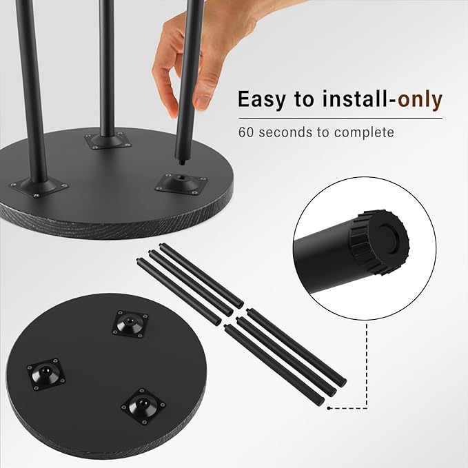 Plant Stand Indoor Outdoor: 2 Pack Indoor Plant Stand 20'' Convertible Multi-purpose Holder - Mid Century Modern Decor - Tall Plant Table for Living Room/Balcony/Garden/Patio SAKSUNFORYOU
