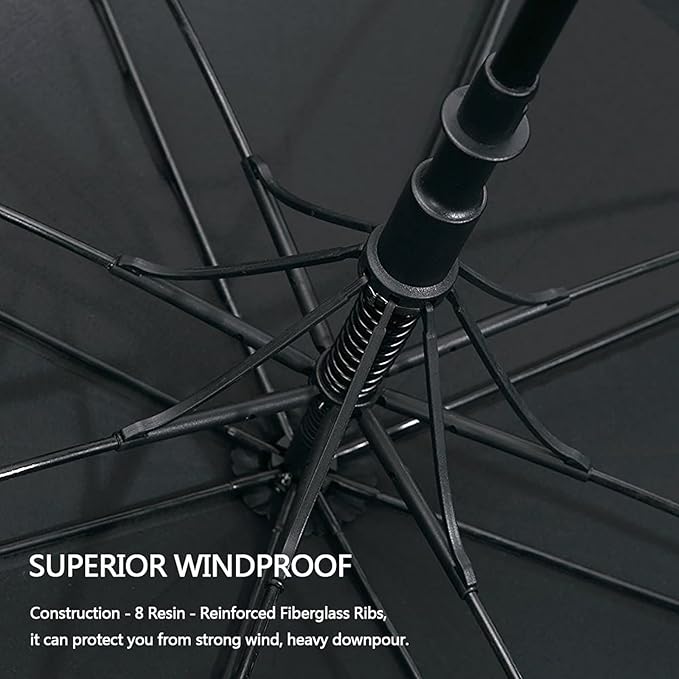 G4Free 47/54/62/68/72 Inch Automatic Open Golf Umbrella Oversize Extra Large Double Canopy Vented Windproof Waterproof Stick Umbrellas G4Free