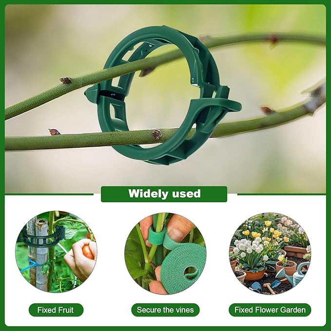 5pack Adjustable Plant Support Pole – Stackable Indoor/Outdoor Support Pole with Clamps, Suitable for Supporting Monstera and Climbing Plants, Garden Accessories, Perfect Replacement for Plant Stakes Rootora