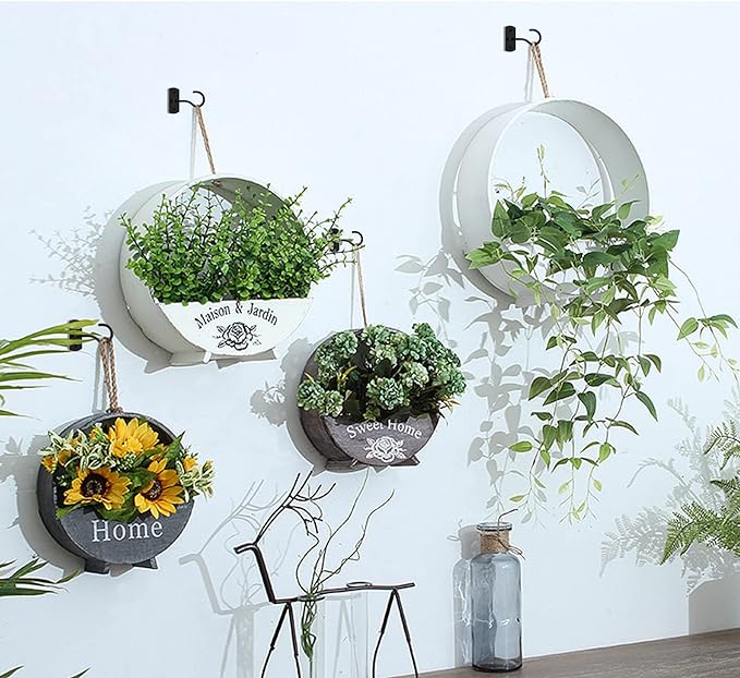 4Pack 2.5in Ceiling Hooks for Hanging Plants Black QualityEfficiency