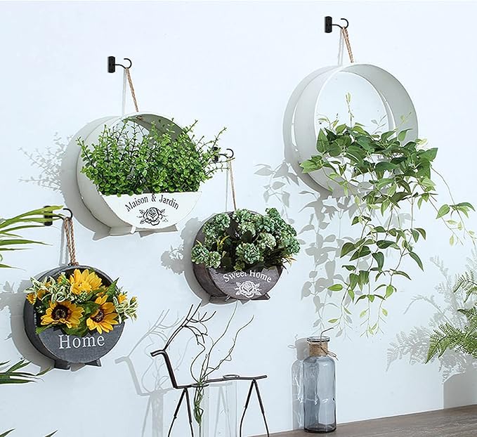 2.5in Ceiling Hooks for Hanging Plants 20Pack Black QualityEfficiency