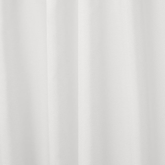 Exclusive Home Cabana Solid Indoor/Outdoor Light Filtering Hook-and-Loop Tab Top Curtain Panel Pair, 54"x108", Vanilla Exclusive+Home