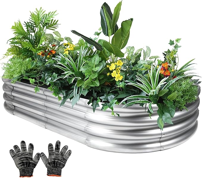 Raised Garden Bed (1, 8×4×1ft) Gartist