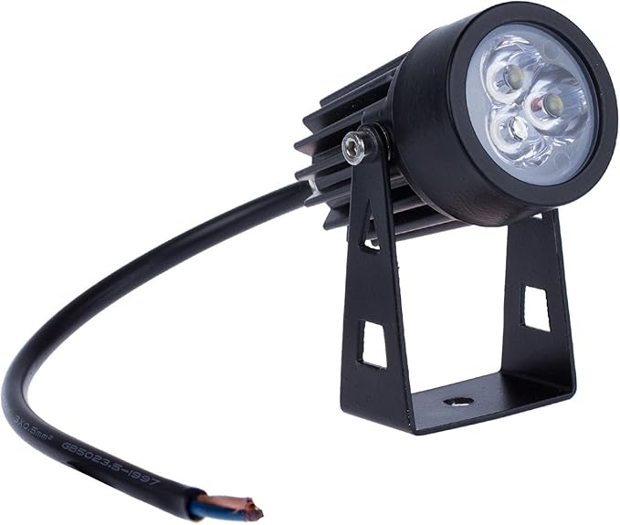 LemonBest® Outdoor LED Landscape Up Down Light Spotlight Low Voltage 12V for Yard Step Lawn Lighting (Cool White) LemonBest