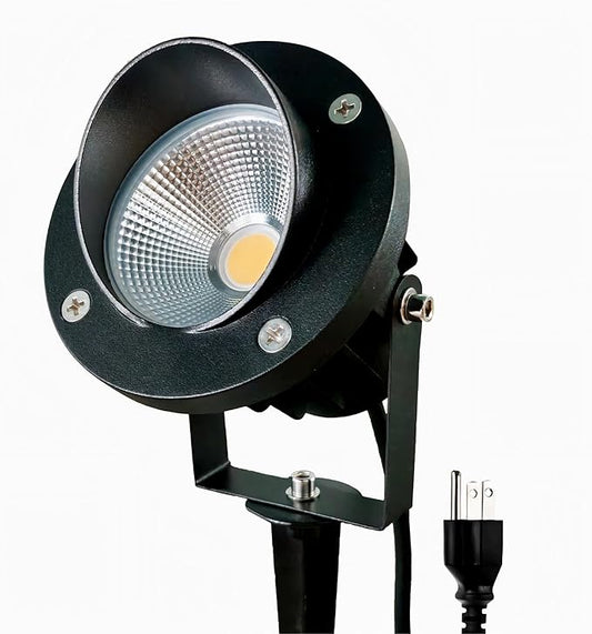 Spotlight for Outdoor 120V 20W Warm White - Waterproof Spotlight Outdoor Ideal for Garden, Flag, House, Yard, Christmas, Halloween - Perfect Spot Lights for Any Weather DOBELAY-BackyardAmbianceCreator