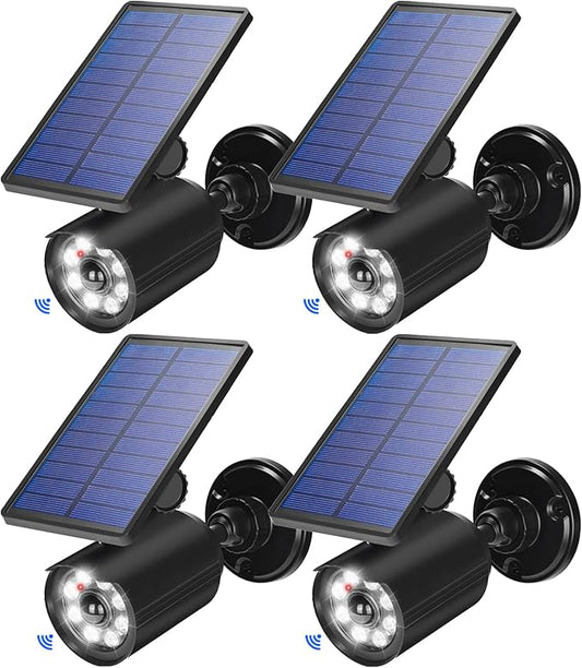 Solar Lights Outdoor Motion Sensor Flood Lights 2000LM IP67 Waterproof Security Spot Lights for Yard Garden Patio 4 Pack CAHOUGSMTSolarLights