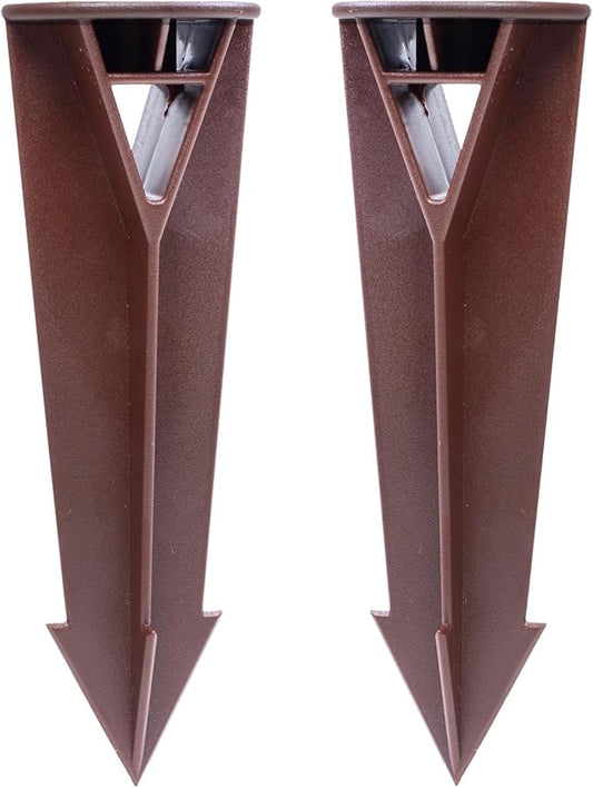ABS Plastic Ground Stake Spike Replacement for Low Voltage Landscape Light，Outdoor Garden Spotlight Pathway Flood Light,1/2"-14 NPSM Thread ZhairdalstarLEDLighting