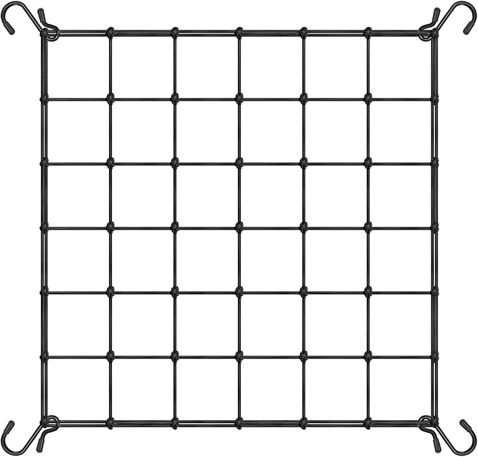 VIVOSUN 3 x 3Ft. Elastic Trellis Netting with 4 Hooks for Climbing Plants, Vegetables, Fruits, and Flowers, 1-Pack VIVOSUN