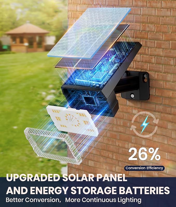 1 Pack Solar Spotlights Outdoor Waterproof IP67,Adjustable Wall&Ground Solar Lights Powered with 3 Colors, 3 Modes, Dusk to Dawn for Pathway/Garden/Yard/Patio/Driveway/Landscape Lighting Outside Décor Professionalproductionofsolarlightsoutdoor%EF%BC%9A%EF%BC%89