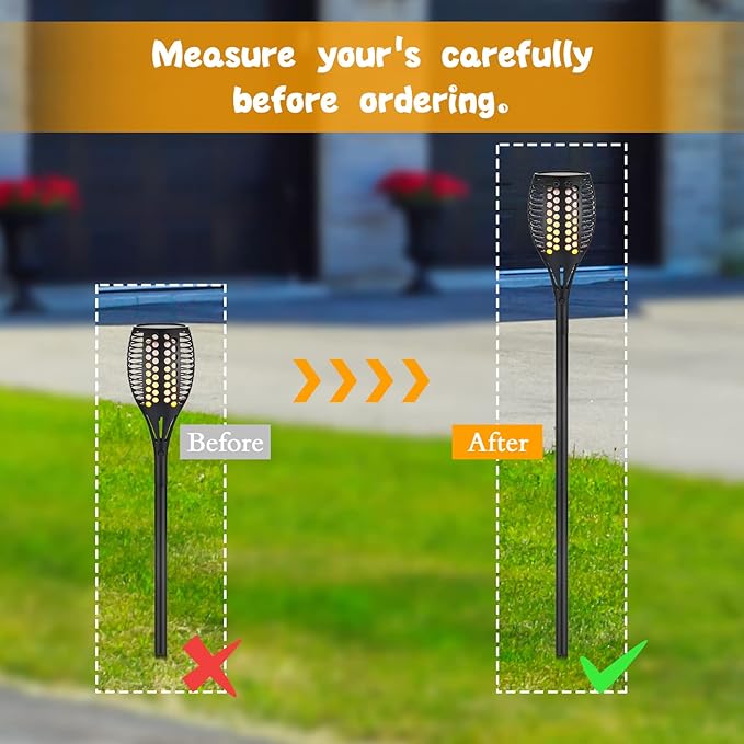 Chunful 8 Kit Solar Light Stakes Replacement Lame Lamp Extension Pole Ground Stake and Joint Connector Kit for Outdoor Garden Backyard(12.2 Inch) Chunful