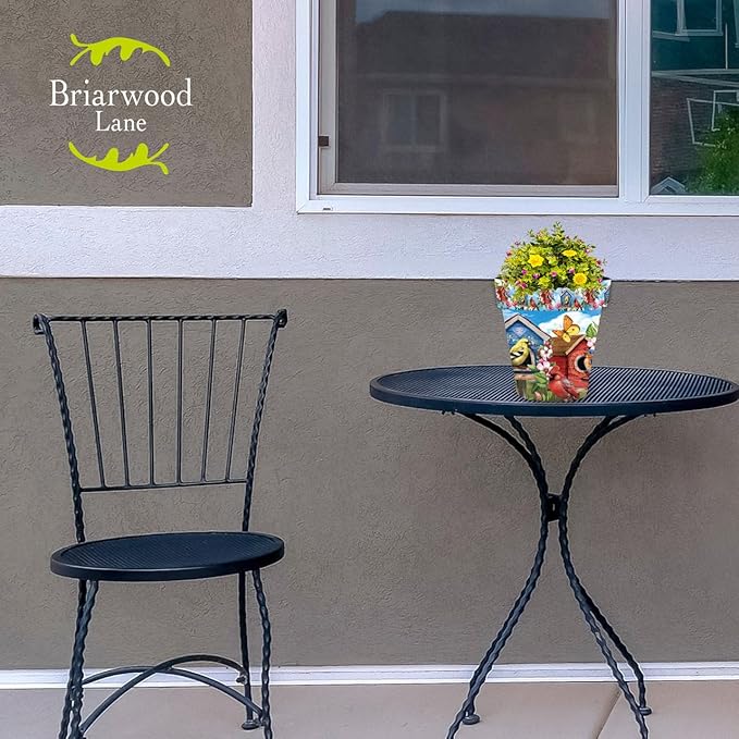 Briarwood Lane Floral Birdhouses Small Planter BriarwoodLane