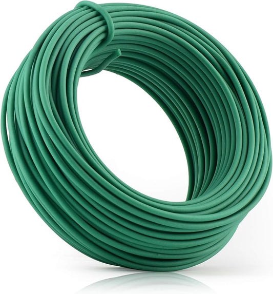 YDSL 66 Feet Soft Plant Tie, Green Twist Garden Ties for Plants, Office Organization and Home(Diameter - 2.5MM) YDSL