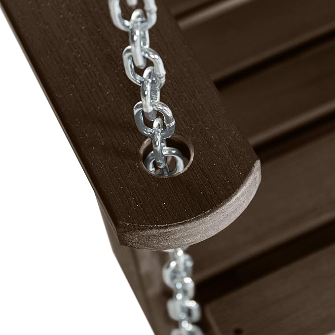 highwood Weatherly Porch Swing, 4 Feet, Weathered Acorn highwood