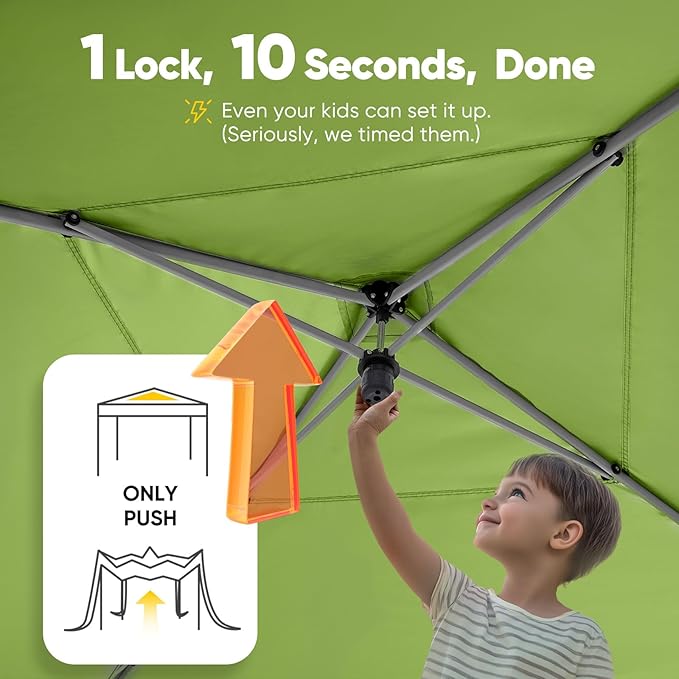 Quictent Privacy 8x8 Pop up Canopy Tent with Sidewalls and Roll-up Ventilated Windows, One Person Easy Setup, Outdoor Commercial Gazebo Shelter Enclosed Waterproof, Bonus 4 Sandbags QUICTENT