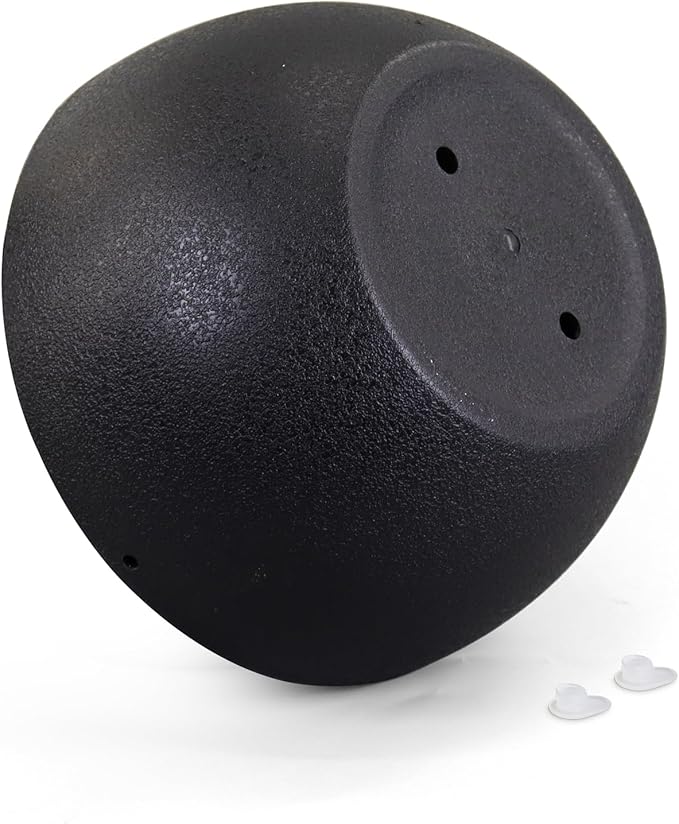 10 inch Hanging Planters for Indoor Outdoor Plants, 2 Pack Hanging Flower Pots with Drainage Holes and Chain for Garden Porch, Round Plastic Hanging Baskets for House Plants, Black Meowell