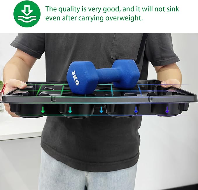 12 Cell Round Nursery Trays Thickened Durable Seedling Pots Shuttle Carrying Trays for Holding 4 inch Pots (16.85" 12.6", 5-Pack) RooTrimmer