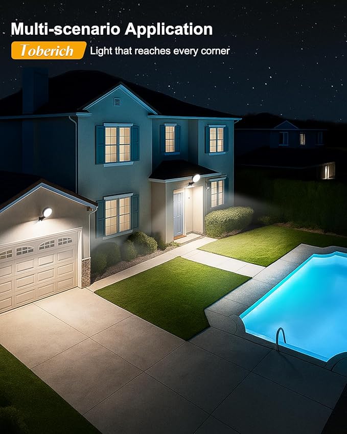LED Barn Light 4 Packs, 150W 20000LM Yard Area Lights Dusk to Dawn Outdoor Lighting with Upgraded Photocell 6500K Adjustable Angle Daylight IP66 Waterproof Street Lights for Farmhouse/Garage ToberichUltraBrightLight
