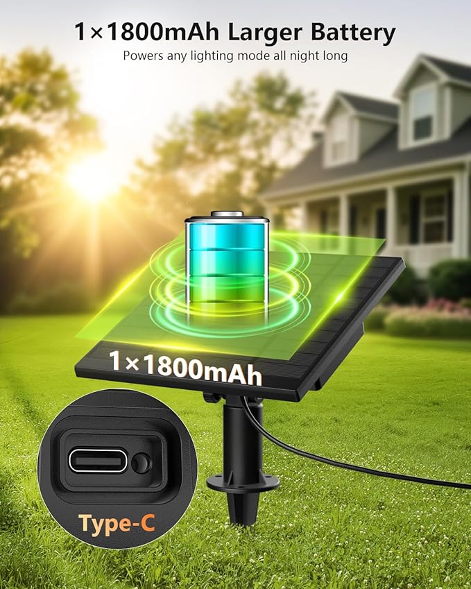 Brightown 37FT Solar String Lights Outdoor Waterproof with Remote, 10+1 LED Shatterproof Bulbs, Dimmable & Timable, 3 Light Modes - Commercial Grade Patio Lights for Garden Backyard Party Decor Brightown