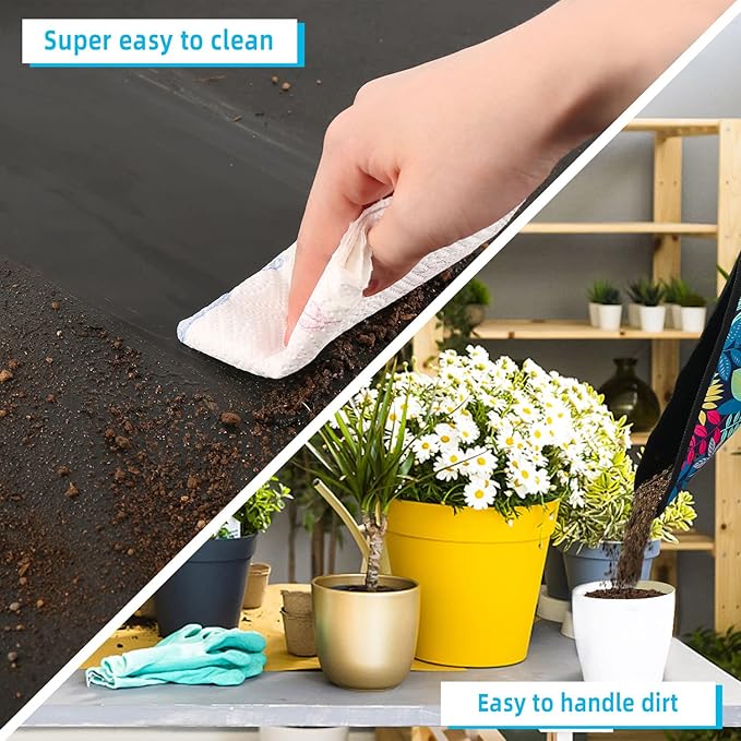 3 PCS 29.5"x 29.5" Waterproof Repotting Mat for Plant Transplanting and Mess Control HNXTYAOB