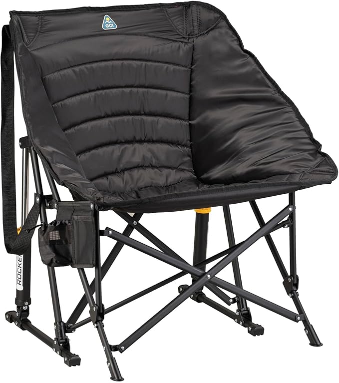 GCI Outdoor Puff Rocker - Black GCIOUTDOOR