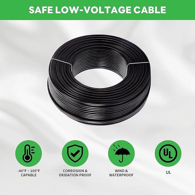 Ground Well Lights Kit, 12 Pack Landscape LED Low Voltage Inground Light and 200W Transformer and 250FT Cable and 40 Wire Connectors, Outdoor Waterproof IP67 Aluminum for Backyard Wall Lawn Varmtalys