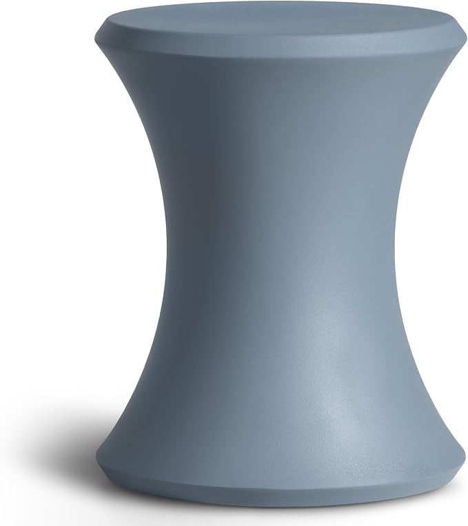 Coast Modern Outdoor Side Table - Lounger Table for Inside Pool or on Patio - All-Weather Furniture for Sun Shelf Up to 15" - Stone Blue GoSports