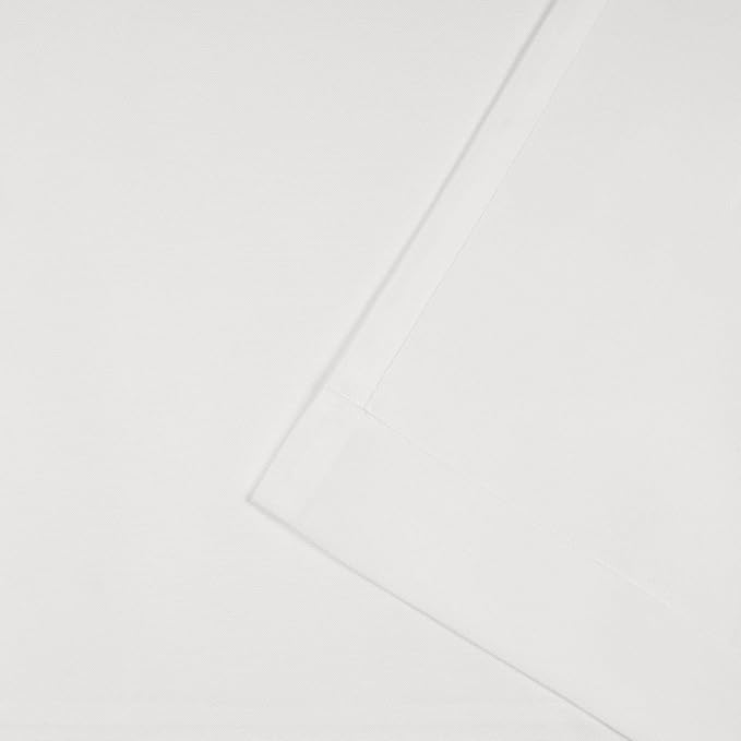 Exclusive Home Cabana Solid Indoor/Outdoor Light Filtering Hook-and-Loop Tab Top Curtain Panel Pair, 54"x84", Vanilla Exclusive+Home