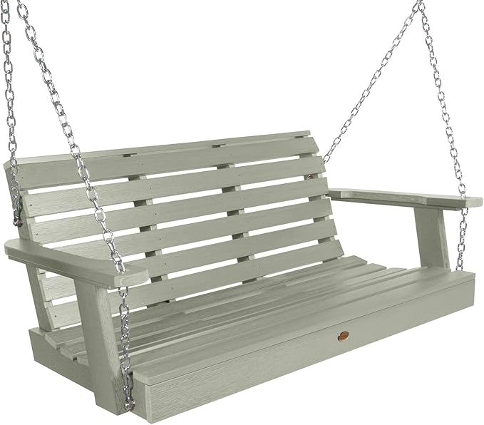 Highwood Weatherly Porch Swing, 4 Feet, Eucalyptus highwood