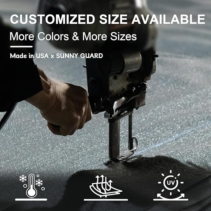 SUNNY GUARD Custom Size 7'x8' Brown Sun Shade Sail Rectangle UV Block Shade for Backyard Yard Patio Deck Garden(Customized) SUNNYGUARD