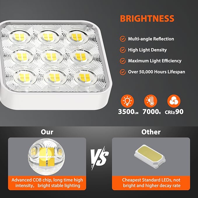 WdtPro Solar Lights Outdoor Motion Sensor, 3500LM Bright Solar Flood Lights Outdoor, Adjustable & Upgrade Glass Panel, Wireless LED Solar Powered Security Spot Lights Waterproof for Yard-2Pack, White WdtPro