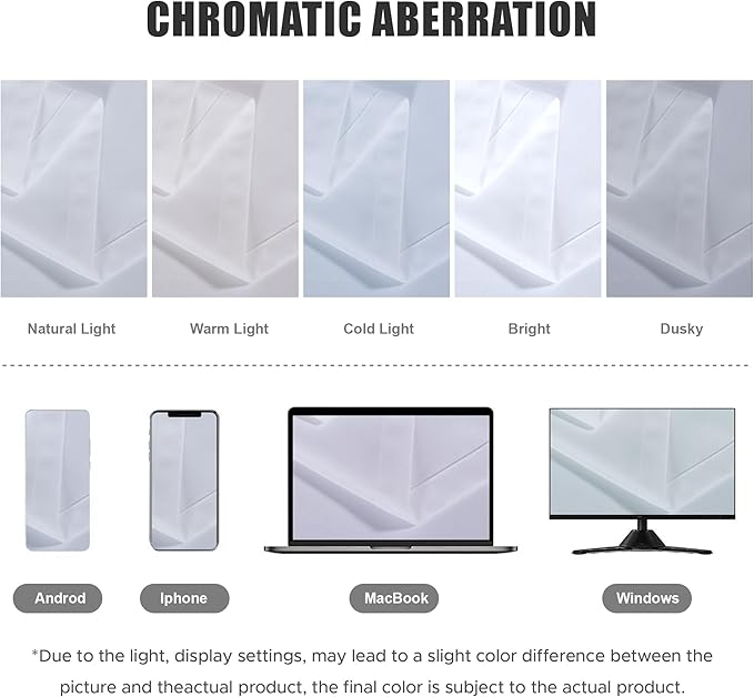 BONZER Waterproof Outdoor Curtains for Patio Porch Pergola Cabana Thick Privacy Wide Grommet Indoor Curtains for Bedroom Living Room, 1 Panel, 110W x 108L inch, White Bonzer