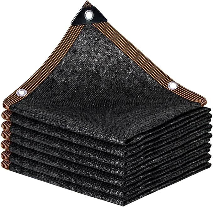 QLOFEI Shade Cloth for Garden, 90% Sunblock Neting Cover with Grommets, Sun Shade Cloth for Patio Kennel Chicken Coop Pergola Greenhouse Plants Cover Mesh Tarp, 12x16 FT QLOFEI