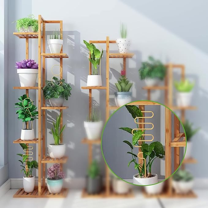 4 Pcs Small Metal Trellis for Potted Plants,Gold Trellis for Climbing Plants Indoor,Small Trellis for Potted Plants Support Stake House Plant Trellis for Garden Potted Plant,Hoya,Pothos,Flower Rootora