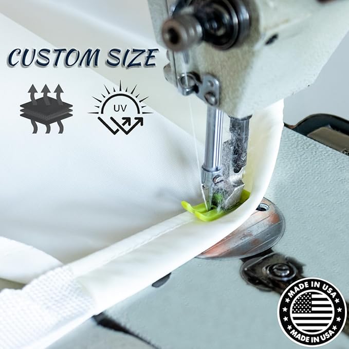 LOVE STORY Rectangle 6'x12' Waterproof Sun Shade Sail Canopy UV Block for Outdoor Patio Backyard Carport,Dark Grey(We Make Custom Size) LOVESTORY