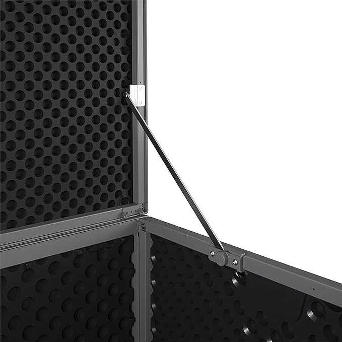 Cosco Outdoor Living 88180BGY1E Cosco Outdoor Patio Storage, Extra Large, 180 Gallons, Charcoal Deck Box, Black/Gray CoscoProducts