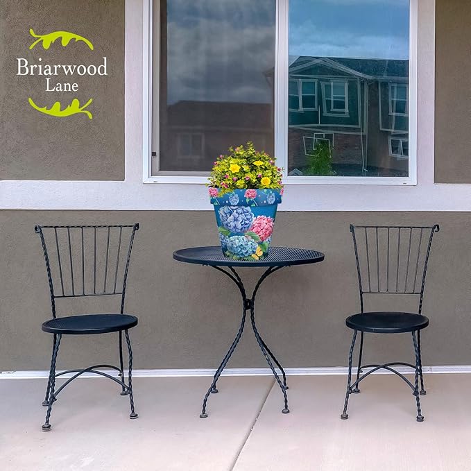 Briarwood Lane Colorful Hydrangeas Medium Planter BriarwoodLane