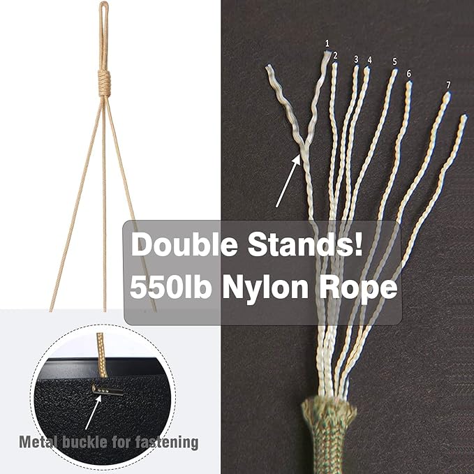 13 Inch 2 Pack Large Hanging Planters for Indoor Outdoor Plants, Plastic Hanging Basket Pots for House Plants Flowers, Black SwinDuck