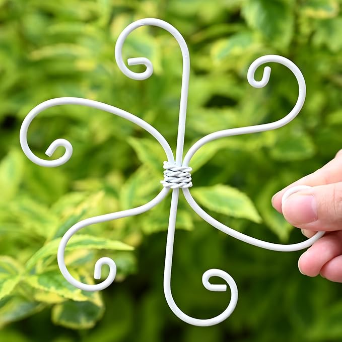 5PCS Monstera Plant Support Hook - 5.5x5.5 inch Premium Indoor Stem Stabilizer for Monstera & Fishbone Cactus, Durable,Easy Installation, Gentle Protection for Healthy Plant Growth Yohsnor