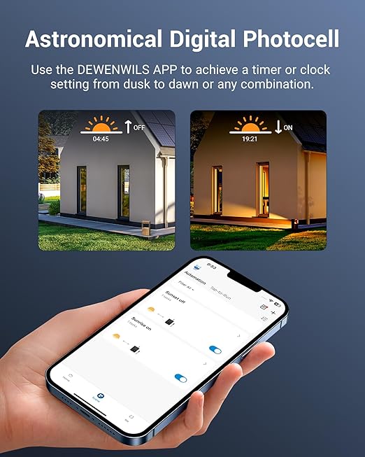 DEWENWILS Smart Low Voltage Landscape Transformer 120W, 120V AC to 12V AC for LED Landscape Lights, Outdoor Lighting, Waterproof, 1 Zone Control, Compatible with Alexa and Google Home, ETL Listed DEWENWILS