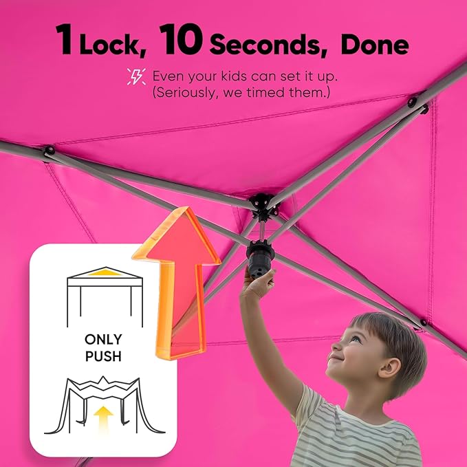 Quictent Privacy 8x8 Pop up Canopy Tent with Sidewalls and Roll-up Ventilated Windows, One Person Easy Setup, Outdoor Commercial Gazebo Shelter Enclosed Waterproof, Bonus 4 Sandbags QUICTENT