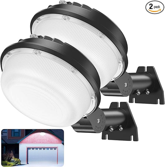 150W LED Barn Light 21000LM Yard Area Light Dusk to Dawn Outdoor Lighting with Photocell 5000K Daylight IP65 Waterproof LED Flood Security Parking Lot Lights for Street Farmhouse Garage, 2 Pack Rootora