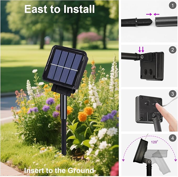ZNYCYE Solar Waterfall Fairy Bunch Lights Outdoor Waterproof 200LEDs 8 Modes Watering Can Light, Multi-Colored Solar Powered String Lights Firefly Vine Christmas Tree Garden Decorations Gifts for Mom ZNYCYE