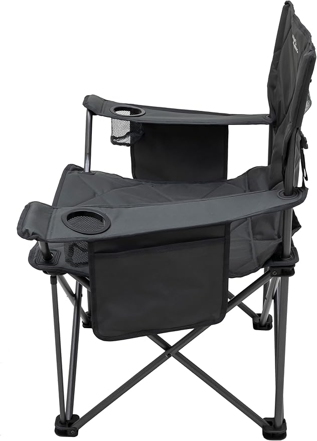 ALPS Mountaineering King Kong Camping Chairs for Adults with Mesh Cup Holders and Pockets, Built Durable and Reliable with Compact Foldable Steel Frame ALPS+Mountaineering