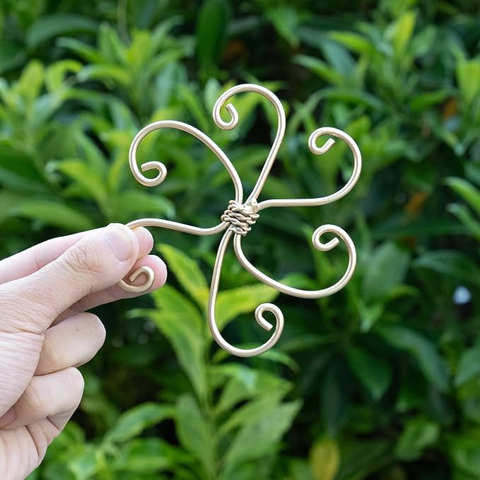 5PCS Monstera Plant Support System 4.1IN - Durable Hook Stem Supports for Healthy Growth, Stabilizer for Leaves and Turtle Shells, Easy-to-Use Indoor Plant Care, Ideal Present for Plant Lovers Yohsnor