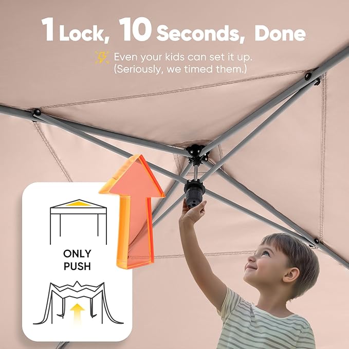 Quictent Privacy 6.6x6.6 Pop up Canopy Tent with Sidewalls and Roll-up Ventilated Windows, One Person Easy Setup, Outdoor Commercial Gazebo Shelter Enclosed Waterproof, Bonus 4 Sandbags QUICTENT